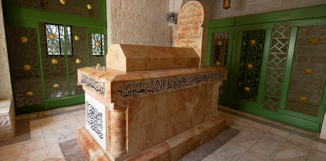 ضريح الصحابي الجليل سيدنا أبي عبيدة عامر بن الجراح رضي الله عنه